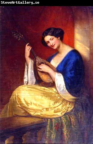 Julie Wilhelmine Hagen-Schwarz Mandoline player